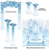 Beistle 64 Piece Winter Wonderland Prom Decorations, Snowflake Theme School Dance Décor