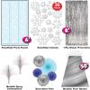 Beistle 64 Piece Winter Wonderland Prom Decorations, Snowflake Theme School Dance Décor