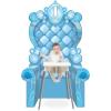 Beistle 7′ 1.75″ x 3′ 9.25″ Corrugated Cardboard Three Dimensional Throne for 1st Birthday Throne Photo Prop, Includes Easel