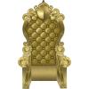 Beistle 7′ 1.75″ x 3′ 9.25″ Corrugated Cardboard Three Dimensional Throne for Prom Night Photo Booth Prop, Includes Easel