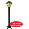 Beistle 7 FT x 21.25 IN 3-D Lamppost Photo Prop for Christmas Decor, New Orleans Theme Party Supplies