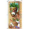 Beistle Aloha Door Cover(Tiki Man Restroom – 2 Piece)