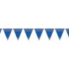 Beistle Bandana Pennant Banner, 11″ x 12′, Blue/White,57720-B(1)