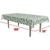 Beistle Big Bucks Rectangular Plastic Tablecover, Casino Theme Party Decorations, Cash Money Party Supplies, Dollar Bill Table Cloth, 108″ x 54”