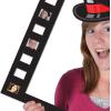 Beistle Black 5 Piece Filmstrip Photo Fun Frames, 12″