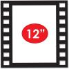 Beistle Black 5 Piece Filmstrip Photo Fun Frames, 12″