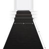 Beistle Black Novelty Polyester Fabric Aisle Runner for Weddings, Awards Night Theme, Proms, Ceremony Parties and Events, 24″ x 15′ (Pack of 2)(1’3″ x 2′ (Rectangular))