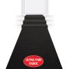 Beistle Black Novelty Polyester Fabric Aisle Runner for Weddings, Awards Night Theme, Proms, Ceremony Parties and Events, 24″ x 15′ (Pack of 2)(24″ x 15′ (Pack of 2))