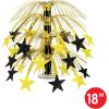 Beistle Black and Gold Star Cascade Centerpiece(Multi Color)