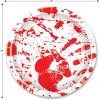 Beistle Bloody Handprints 9 Inch Plates