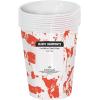 Beistle Bloody Handprints 9 Oz Cups(Multicolor)