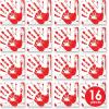 Beistle Bloody Handprints Luncheon Napkins