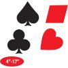 Beistle Card Suit Cutouts(Card “Suit” Cutouts (8-Pack))