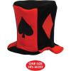 Beistle Casino Card Suit Fabric Hats, 2 Pieces – One Size Fits Most, Halloween Costume Dress Up, Casino Night Party Supplies, Novelty Hats, Playing Card Costume Accessories
