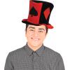 Beistle Casino Card Suit Fabric Hats, 2 Pieces – One Size Fits Most, Halloween Costume Dress Up, Casino Night Party Supplies, Novelty Hats, Playing Card Costume Accessories