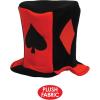 Beistle Casino Card Suit Fabric Hats, 2 Pieces – One Size Fits Most, Halloween Costume Dress Up, Casino Night Party Supplies, Novelty Hats, Playing Card Costume Accessories