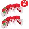 Beistle Christmas Hats, Santa & Mrs Claus Festive Headwear for X-Mas Parties, Parades, Office Events & Family Gatherings(Mrs Claus Hat (2-pack))