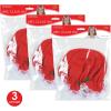 Beistle Christmas Hats, Santa & Mrs Claus Festive Headwear for X-Mas Parties, Parades, Office Events & Family Gatherings(Mrs Claus Hat (3-pack))