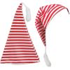 Beistle Christmas Hats, Santa & Mrs Claus Festive Headwear for X-Mas Parties, Parades, Office Events & Family Gatherings(Nightcap (2-pack))