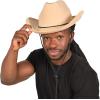 Beistle Felt Cowboy Hats – Western Headwear Birthday, Photo Booth & Halloween Costume Accessories(Tan Felt Cowboy Hat)