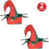 Beistle Felt Elf Hat(Felt Elf Hat W/Bells (2-pack))