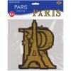 Beistle Glittered Paris Banner Around The World French Theme Birthday Party Decorations And Supplies