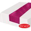 Beistle Gold Sequin Table Runners, 2-Pack Sparkling Fabric with Glittering Sequins for Weddings, Banquets, Holiday Parties, Bridal Showers, Birthdays, and Elegant Dining Table Settings, 12” x 75”(Cerise)