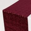 Beistle Gold Sequin Table Runners, 2-Pack Sparkling Fabric with Glittering Sequins for Weddings, Banquets, Holiday Parties, Bridal Showers, Birthdays, and Elegant Dining Table Settings, 12” x 75”(Burgundy)