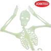 Beistle Halloween Glow in the Dark Skeleton Figure, Light Green