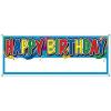 Beistle Happy Birthday Sign Banner