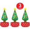 Beistle Inflatable Christmas Tree Coolers – 2 Pack, Holds approx. 24 12 oz. Cans – Beverage Cooler, Drink Containers for Parties, Christmas Inflatable, Holiday Decorations, 4’ 8” x 26”(Christmas Tree Cooler – 3 Piece)