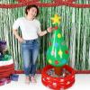 Beistle Inflatable Christmas Tree Coolers – 2 Pack, Holds approx. 24 12 oz. Cans – Beverage Cooler, Drink Containers for Parties, Christmas Inflatable, Holiday Decorations, 4’ 8” x 26”(Christmas Tree Cooler – 2 Piece)