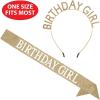 Beistle Kitchen Birthday Wearables(Gold/White)