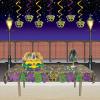 Beistle Lamppost Photo Props, 6′ Tall – Mardi Gras Street Light Wall Decorations, Cut Out Parisian Christmas Party Backdrop(Lamppost – 1 Piece)
