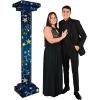 Beistle Large 2 Piece 5′ 9.75″ x 16.75″ Starry Night Tall Column Photo Props, Awards Theme Prom Décor, Photography Backdrops