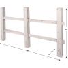 Beistle Large 3′ 8″ x 6′ 7″ Cardboard White Fence Garden Theme Party Décor- for Birthday Parties, Weddings, and Photo Shoots