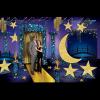 Beistle Large 7′ x 6′ Cardboard Awards Night Starry-Night Bridge Photo Prop Backdrop, Photography Background, Prom Decor