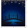 Beistle Large 7′ x 6′ Cardboard Awards Night Starry-Night Bridge Photo Prop Backdrop, Photography Background, Prom Decor