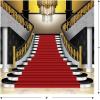 Beistle Large 7′ x 6′ Cardboard Red Carpet Grand Staircase Photo Prop – Awards Night Photography Background, Prom Decorations