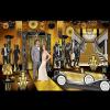 Beistle Life-Size Cardboard Great 20’s Jazz Band Silhouette Stand-Ups for 1920’s Prom Décor, Photo Backdrops