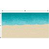 Beistle Luau Sunset Backdrop(Ocean & Beach)