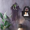 Beistle Novelty Witch Creepy Creature Spooky Halloween Hanging Decoration, 51″, Black/Green/Red/White