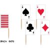 Beistle Playing Card Picks 50 Count(Playing Card Picks – (50 Pack))
