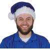 Beistle Plush Hats – Party Hats for Birthday & Holiday Theme Parties: Christmas – Santa(Blue)