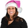 Beistle Plush Hats – Party Hats for Birthday & Holiday Theme Parties: Christmas – Santa(Cerise – 2 Piece)