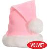 Beistle Plush Hats – Party Hats for Birthday & Holiday Theme Parties: Christmas – Santa(Light Pink – 2 Piece)