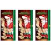 Beistle Santa Restroom Door Covers, 5’ x 30”, 3 Pieces – Festive Funny Winter Decor – Easily Display – Jolly Santa Bathroom Accessories – For Christmas Parties & Holiday Decorations(Santa Claus Restroom)