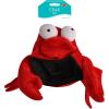 Beistle Unisex Plush Hat – Party Supplies,Themed Headwear, Photo Booth Prop, Costume Dress-Up(Crab)