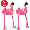 Beistle Unisex Plush Hat – Party Supplies,Themed Headwear, Photo Booth Prop, Costume Dress-Up(Flamingo – 2 Piece)