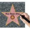 Beistle Walk of Fame Star Peel-N-Place Decoration Pack of 4
